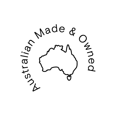 Australian made and owned logo