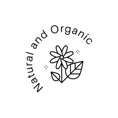 natural and organic logo