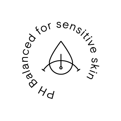 ph balanced for sensitive skin logo