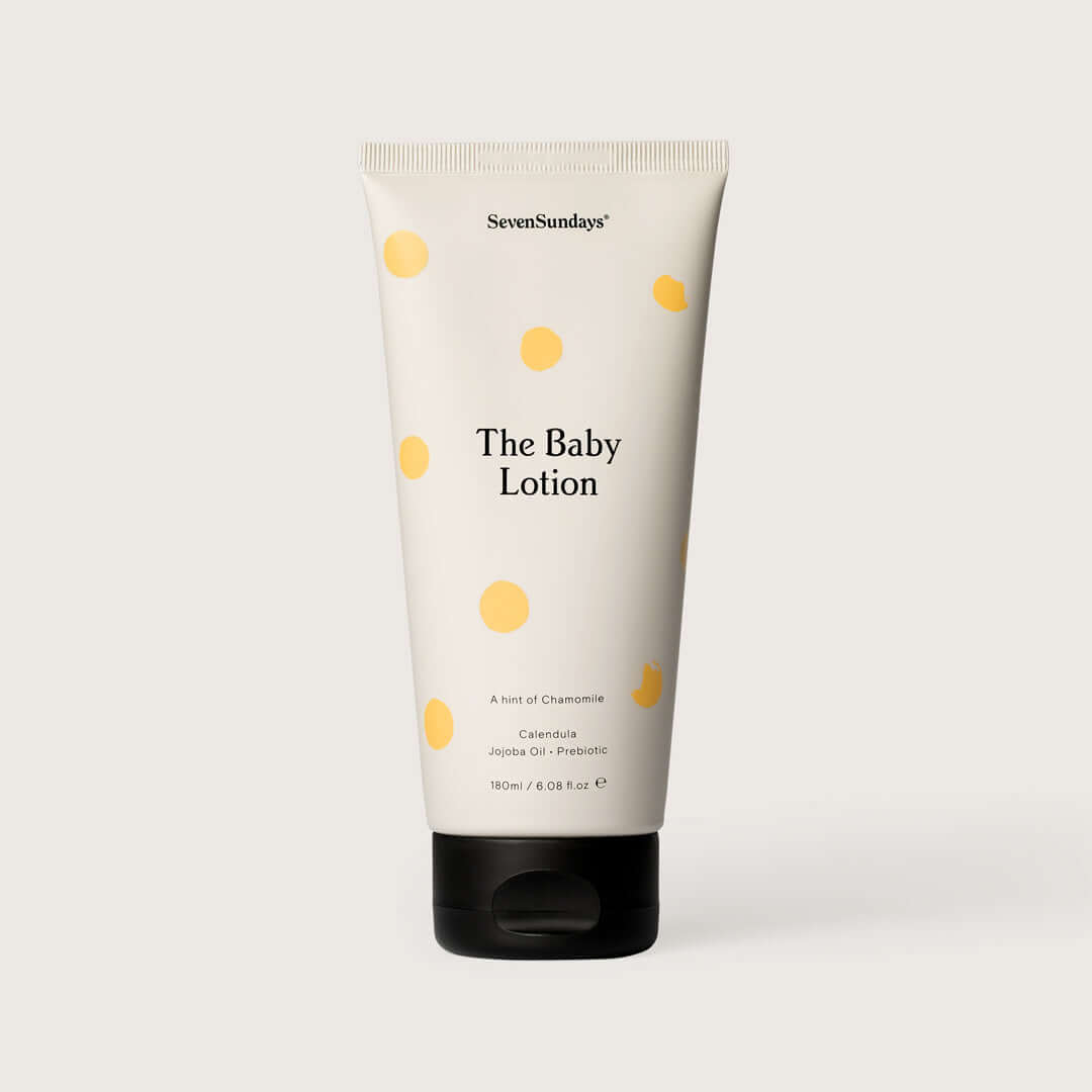 bottle of the baby lotion